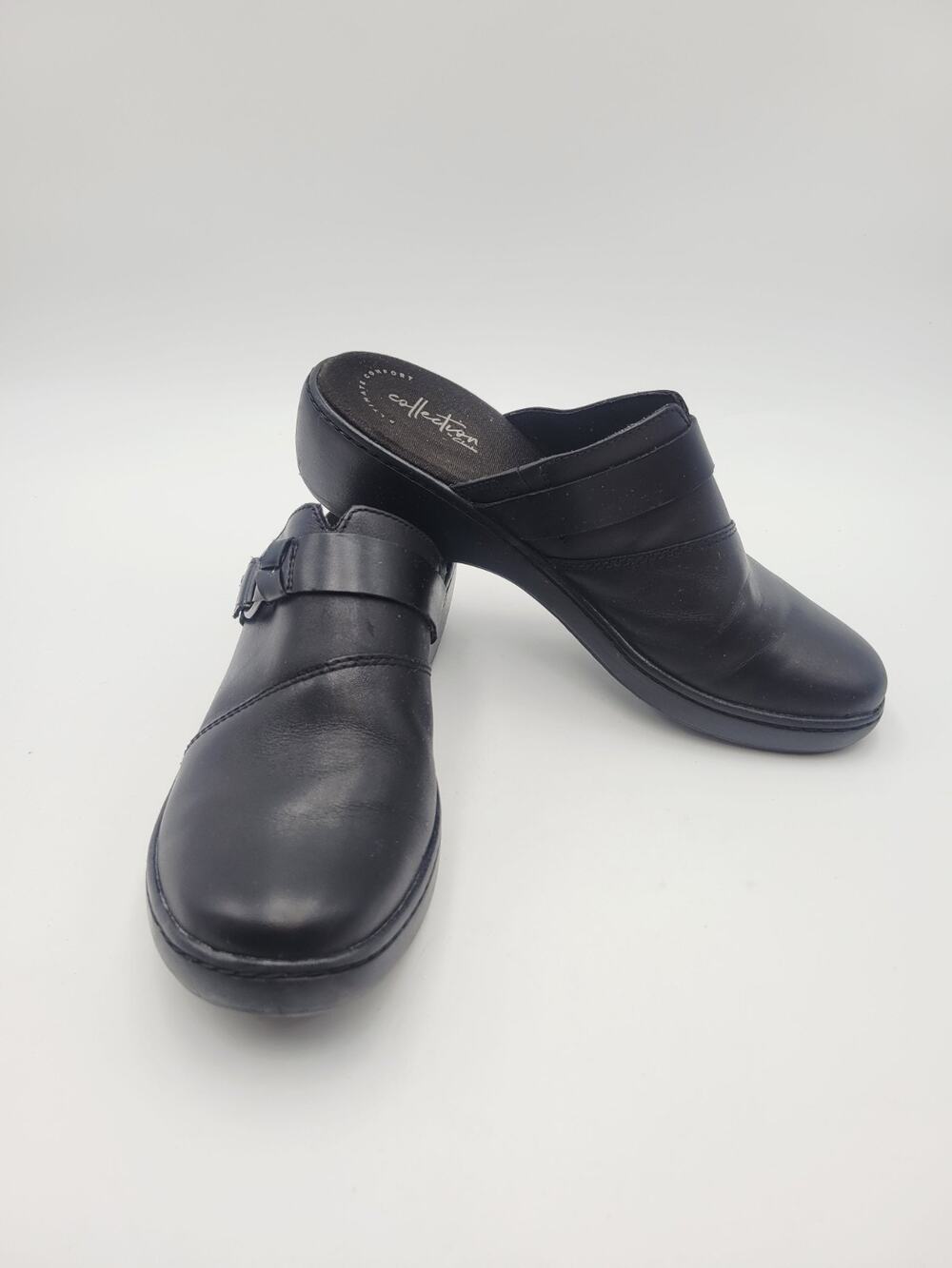 Clarks Collection Clogs Women's Delana Misty Mules Sz 9.5